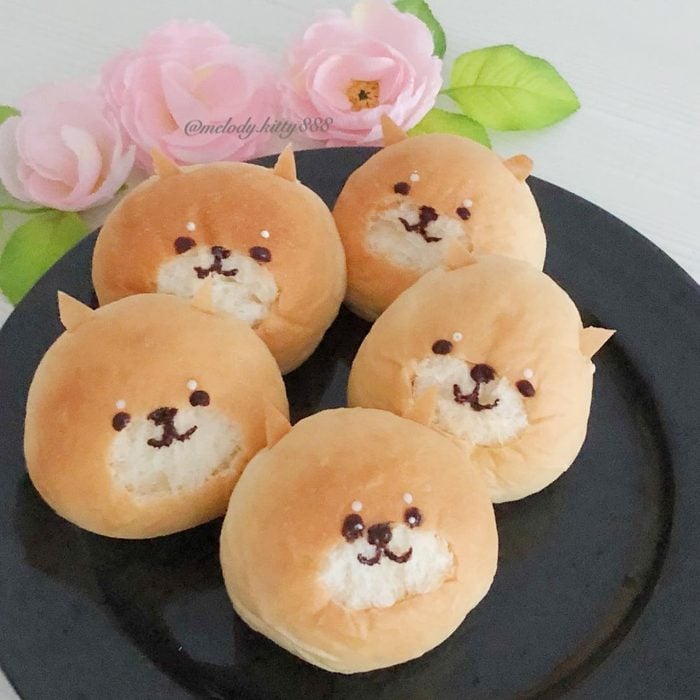 dog shaped buns