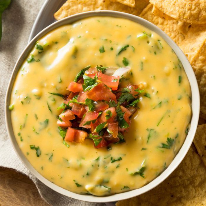 Queso close-up
