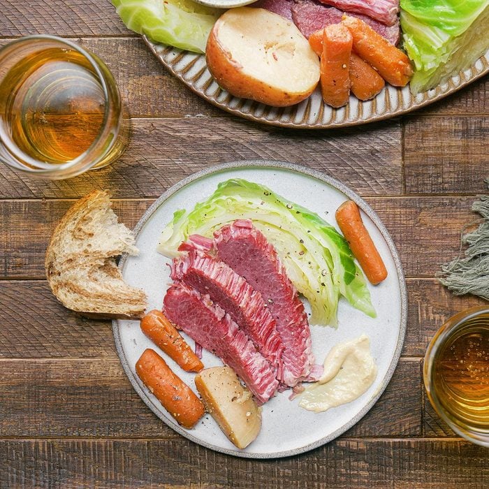 Pressure-Cooker Easy Corned Beef and Cabbage