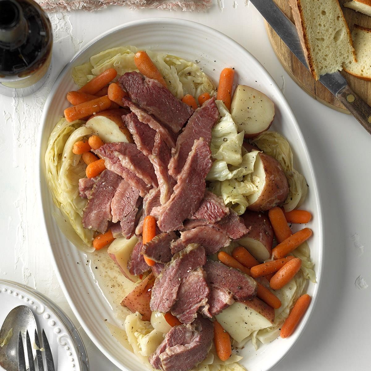 Pressure-Cooker Easy Corned Beef and Cabbage