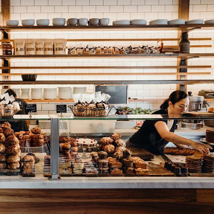 Bakery counter at Republique