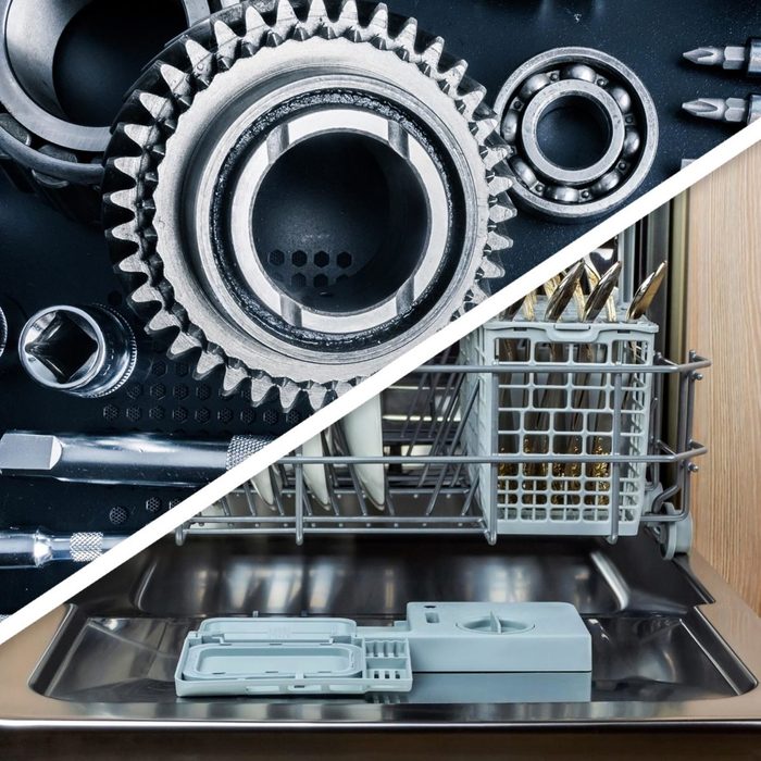 Car parts and dishwasher