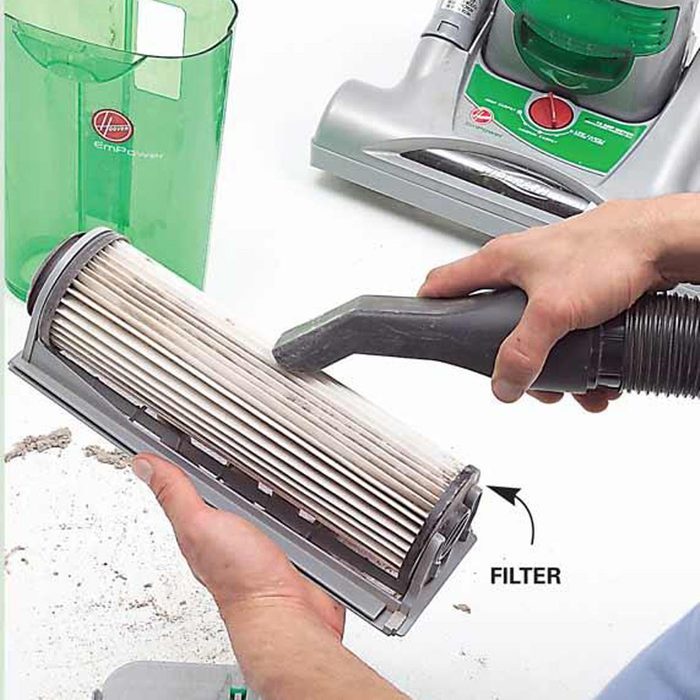 Cleaning vacuum filter