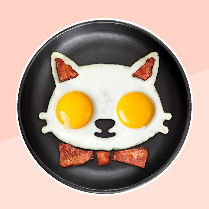 Fred FUNNY SIDE UP Silicone Egg Mold, Cat