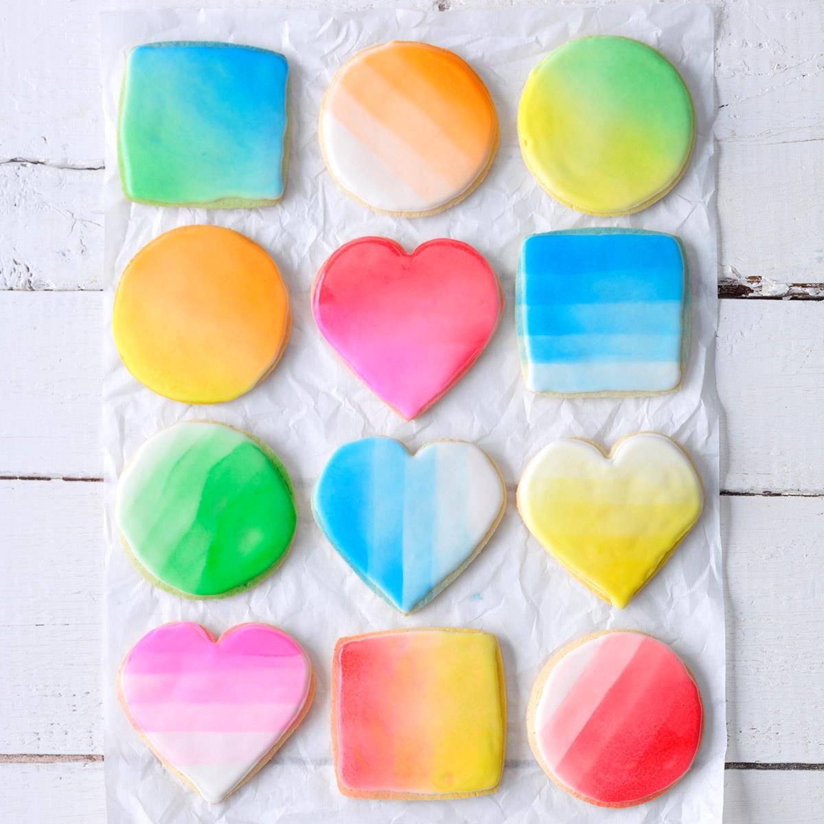 Graffiti Cutout Cookies