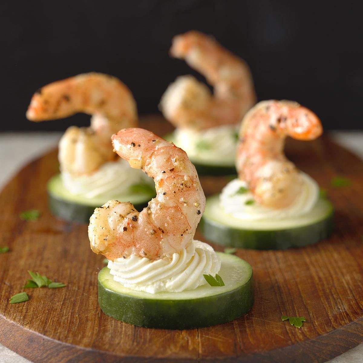 Greek Shrimp Canapes