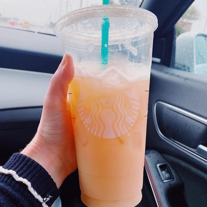 Peach ring drink