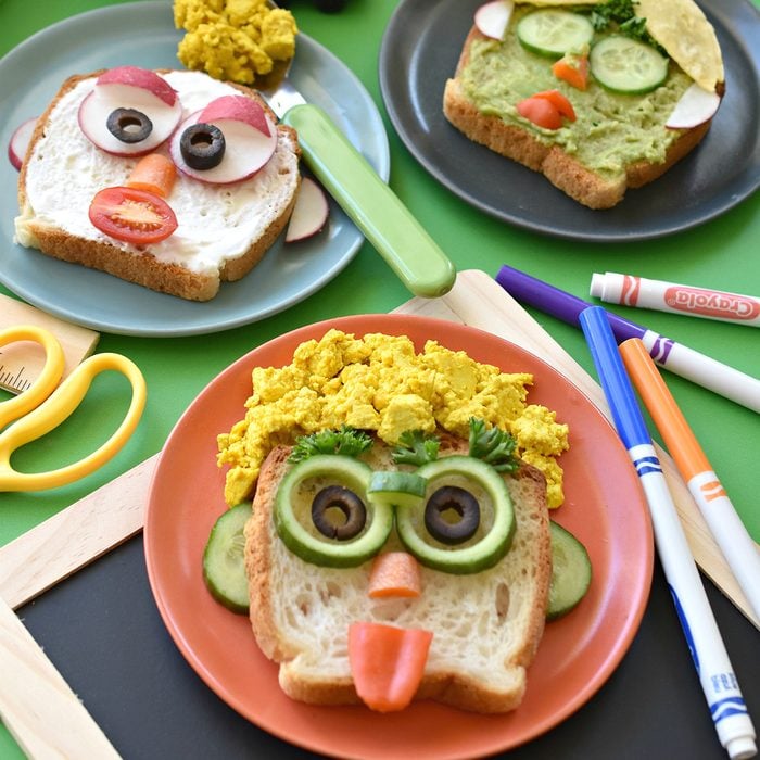 SILLY BREAKFAST TOAST FACES
