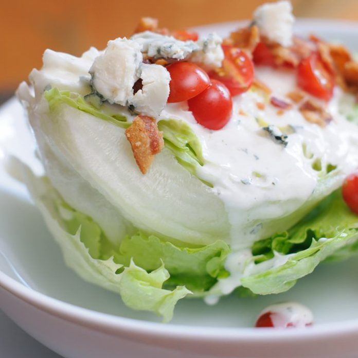 Iceberg wedge salad