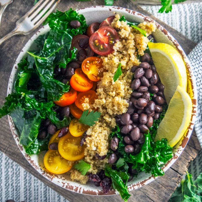 Kale and quinoa salad