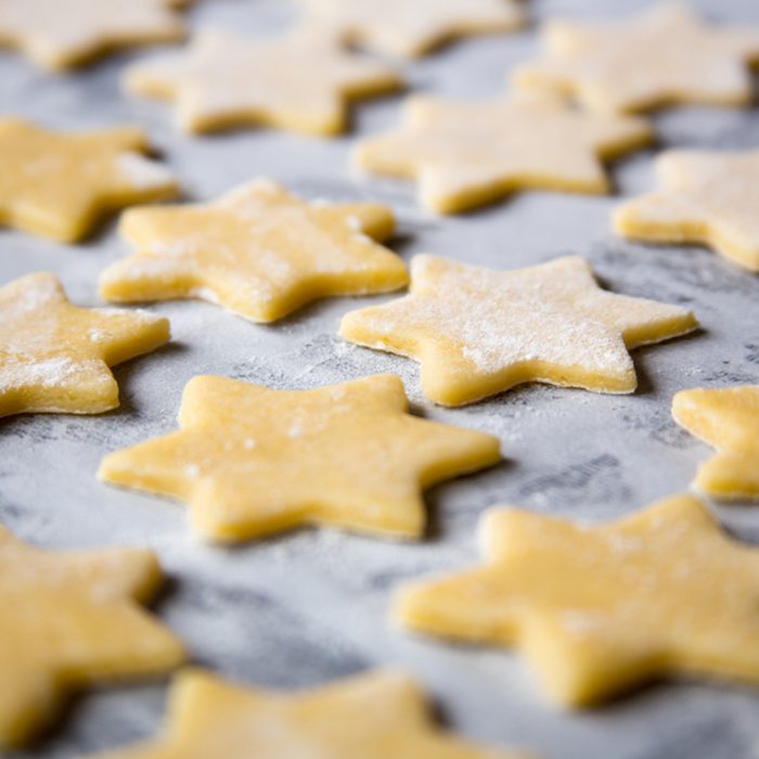 Christmas cookies for baking.