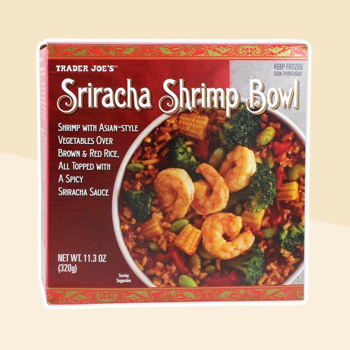 Trader Joes Sriracha Shrimp Bowl