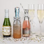 7 Ways to Decorate Mini Champagne Bottles