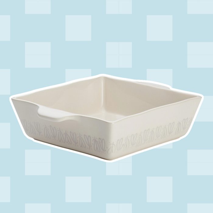 Stoneware Square Baker French Vanilla