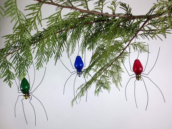 Large Lucky Christmas Spider Christmas Tree Ornaments Set of 3 Made to Order