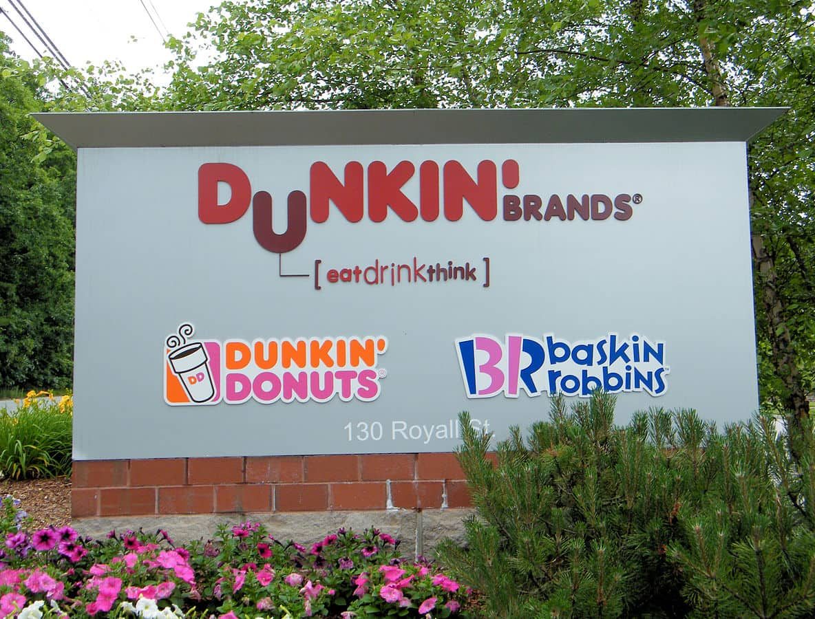 Dunkin' Brands sign