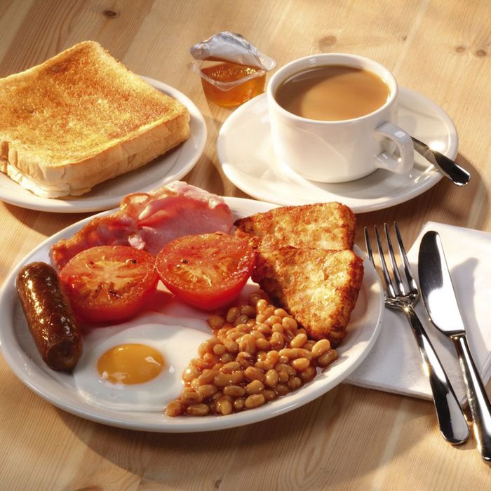 Mandatory Credit: Photo by Food And Drink/REX/Shutterstock (2124291a) english breakfast Food and Drink