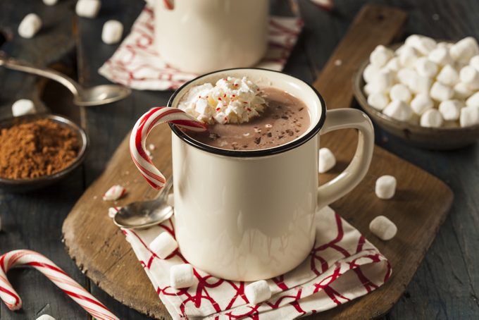 peppermint hot chocolate