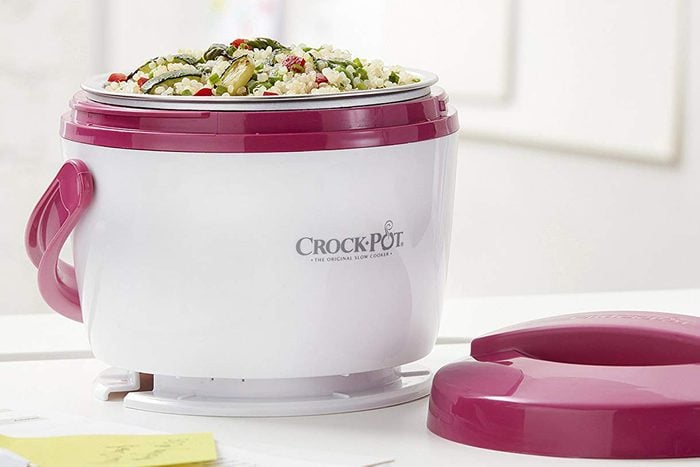 This Portable Crock-Pot Pale Lets You Cook Your Lunch Right At Your Desk