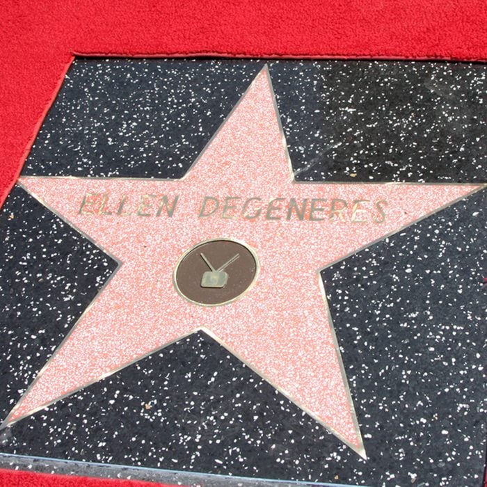 Ellen DeGeneres Star at the Hollywood Walk of Fame Ceremony for Ellen Degeneres at W Hollywood on September 4, 2012 in Los Angeles, CA