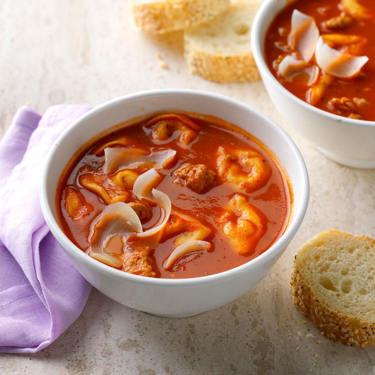 Runner Up: Quick Sausage Tortellini Soup