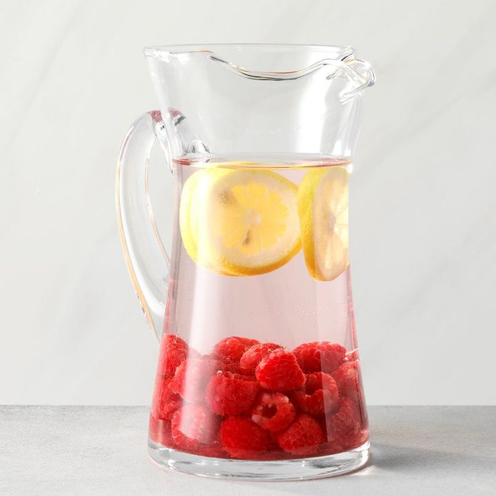 Raspberry and Lemon Infused Water