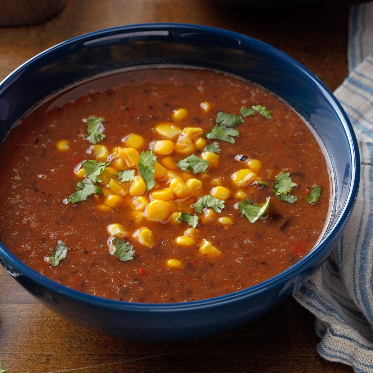 Slow-Cooked Black Bean Soup