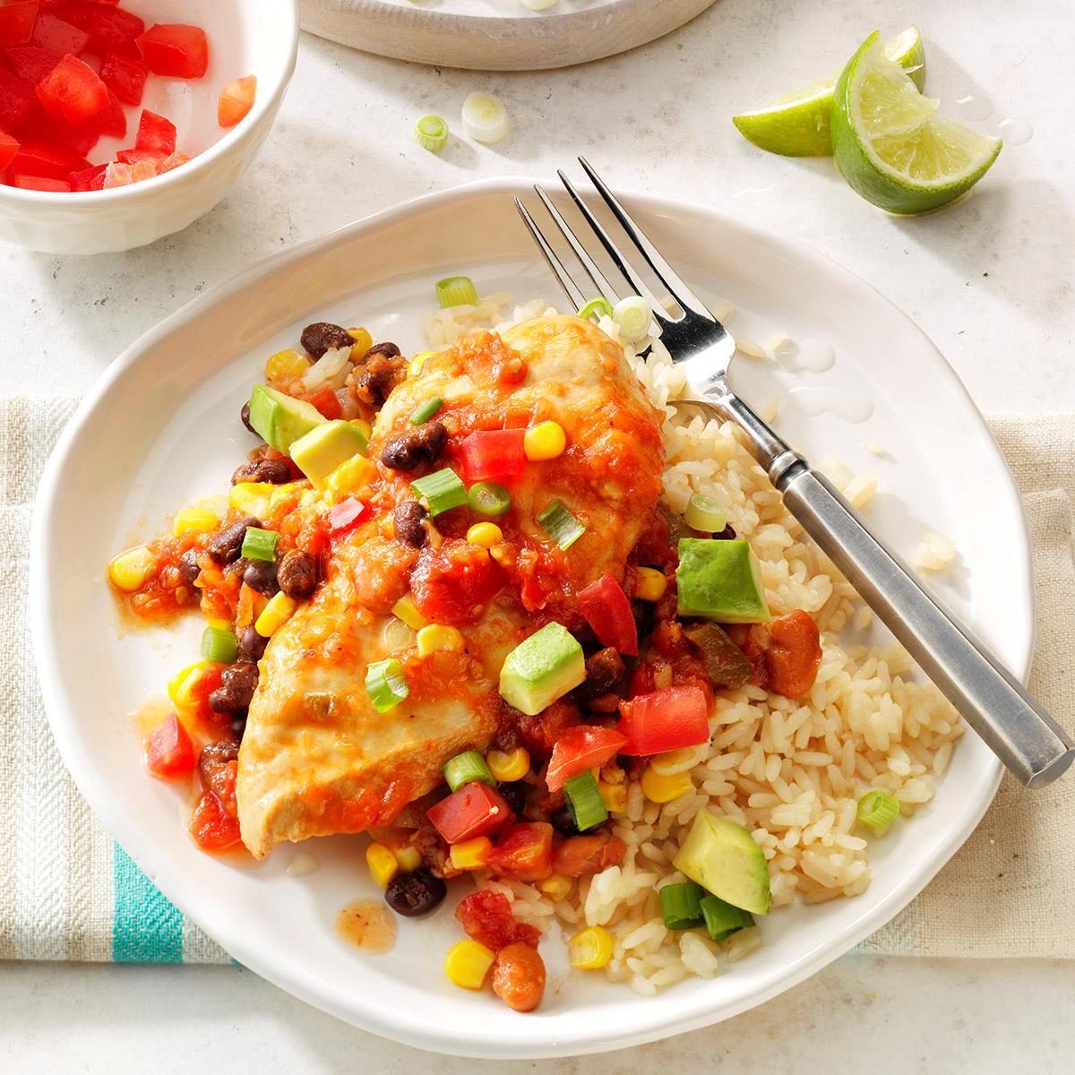 Slow-Cooker Salsa Chicken