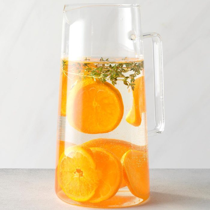 Tangerine and Thyme Infused Water
