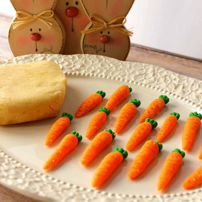 Marzipan Carrots