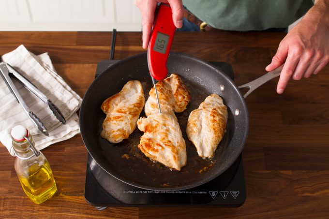 how to cook boneless skinless chicken breasts temperature