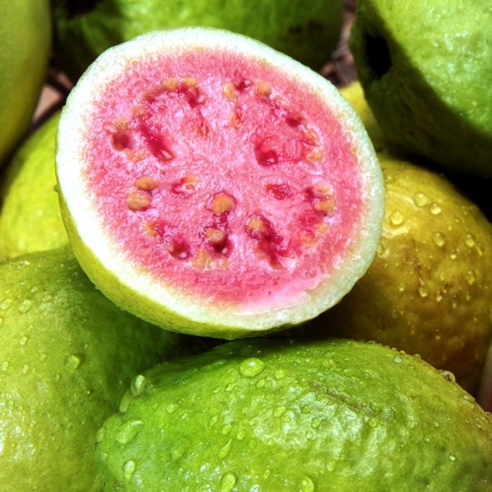 guavas with water droplets