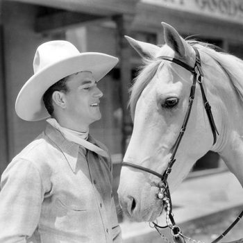 John Wayne Cowboy Ride Him