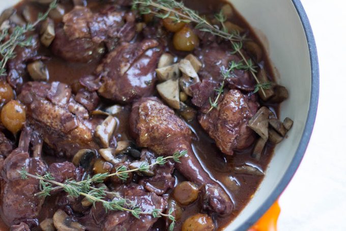 Photo of Coq Au Vin in casserole