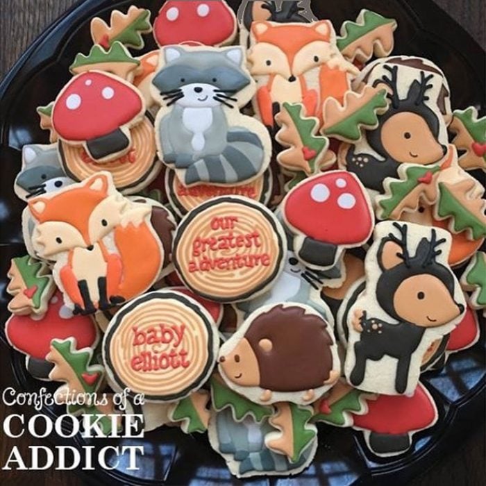 Forest friends cookies