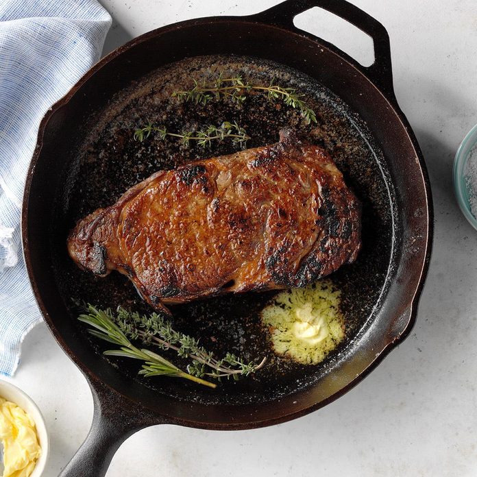 Cast-Iron Skillet Steak