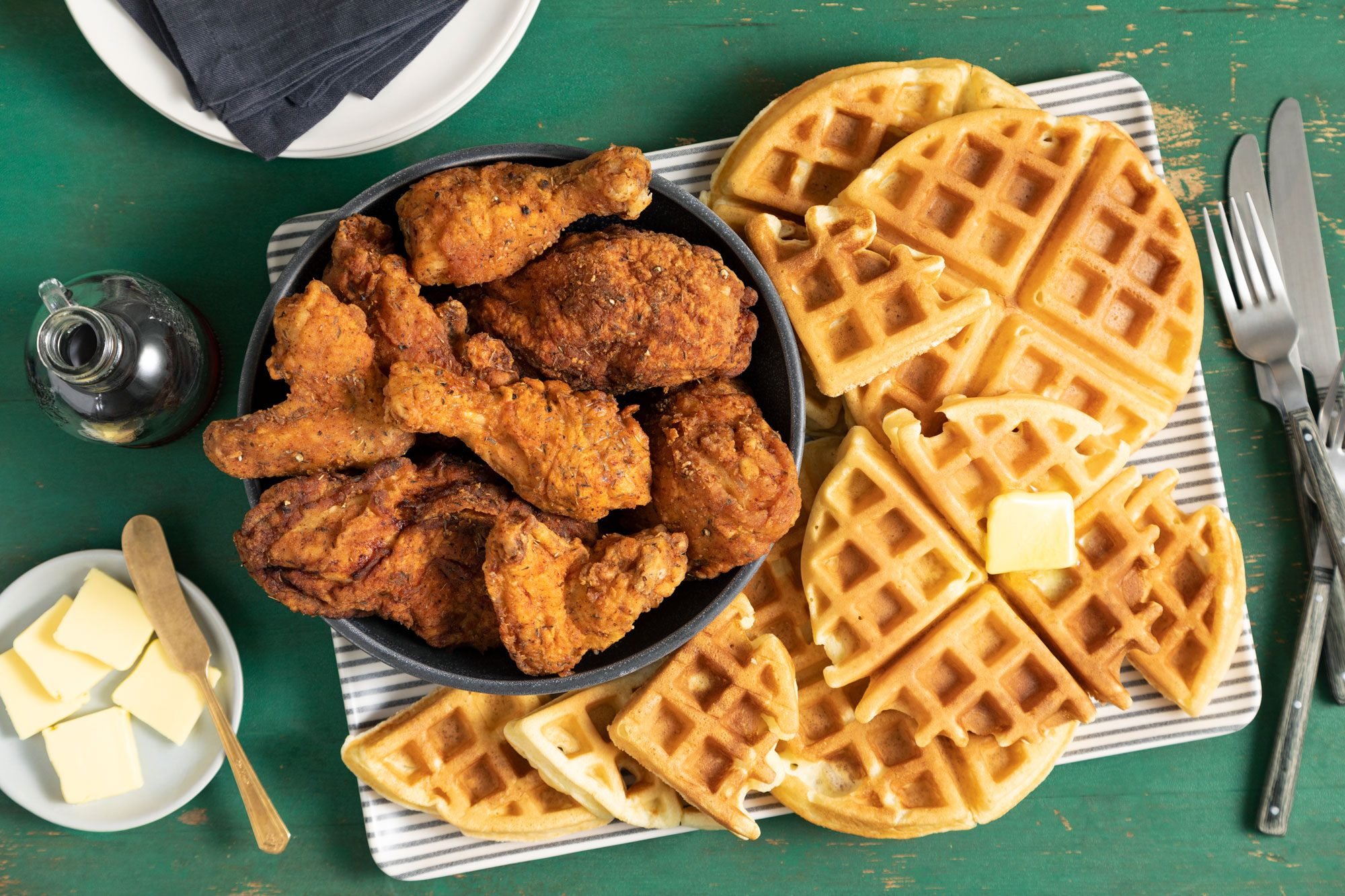 How to Make Fried Chicken and Waffles