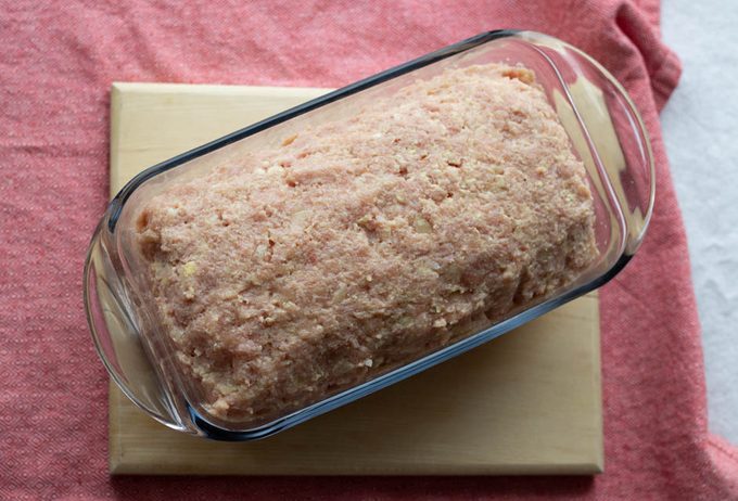 Raw meat loaf