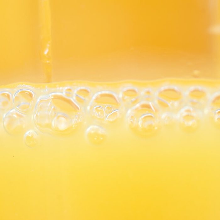 Macro orange juice can be used for background