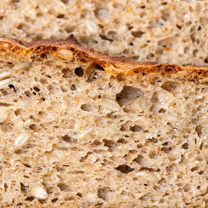 whole grain or whole wheat bread, slices of homemade bread.