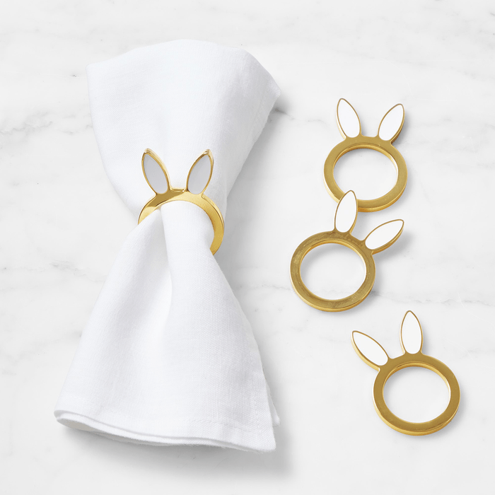 Bunny Ears Napkin Rings Set