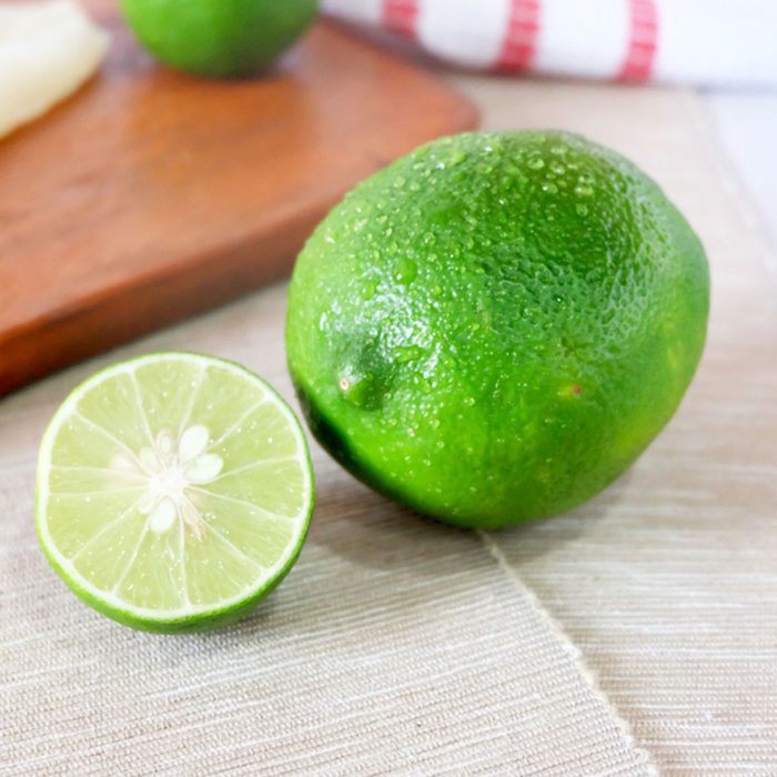 Fresh green lime ; Shutterstock ID 1239939136; Job (TFH, TOH, RD, BNB, CWM, CM): Taste of Home