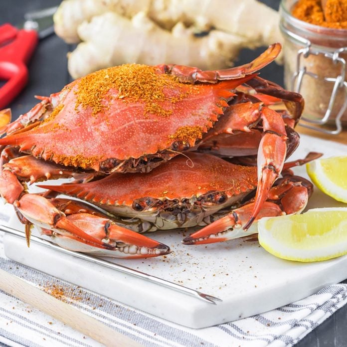 Crab Festival. Steamed crabs with spices. Maryland blue crabs.; Shutterstock ID 715427029; Job (TFH, TOH, RD, BNB, CWM, CM): TOH