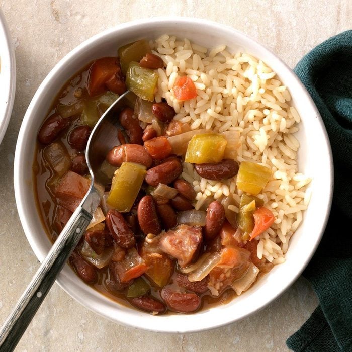 Pressure-Cooker Red Beans and Rice