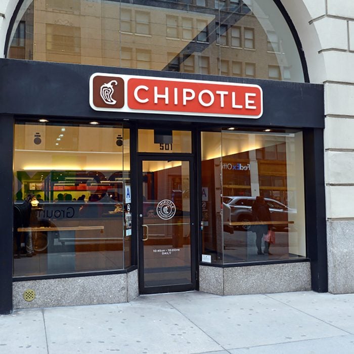 Chipotle Restaurant in Manhattan