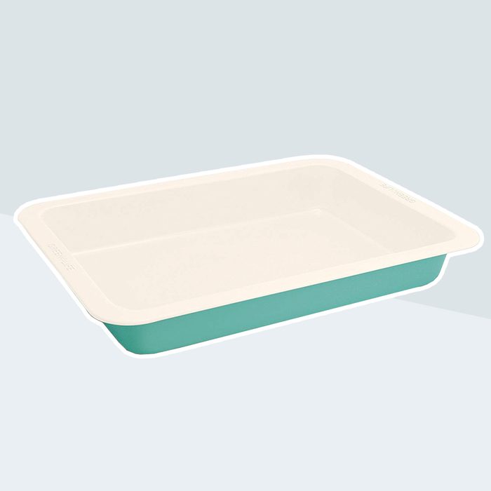 GreenLife 9"x13" Ceramic Non-Stick Cake Pan, Turquoise