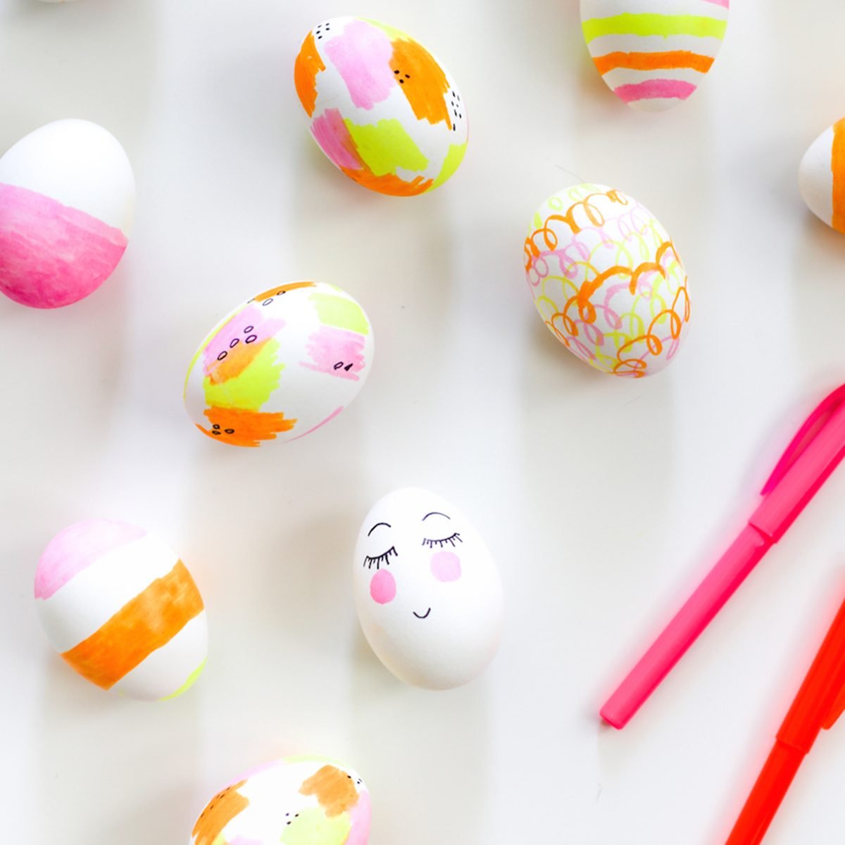 Highlighter Easter eggs
