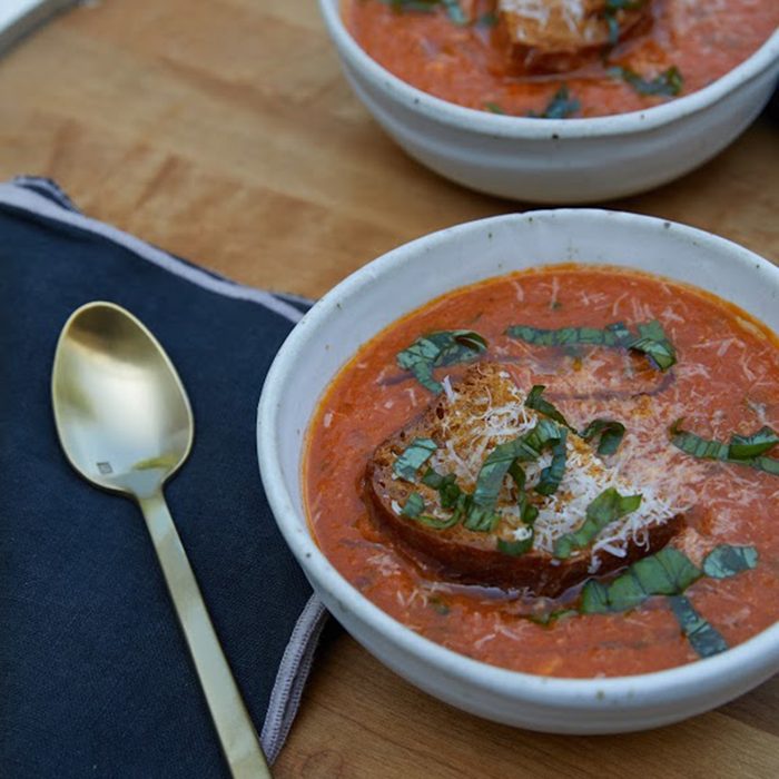 Un-Red Roasted Tomato Soup