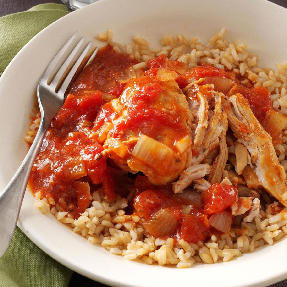 Pressure Cooker Saucy BBQ Chicken Thighs