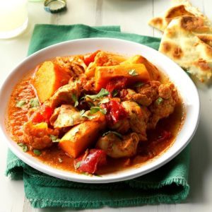 Pressure Cooker Indian-Style Chicken and Vegetables
